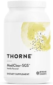 Thorne MediClear-SGS - Foundational Support, Elminate Environmental and Dietary Toxins - Rice and Pea Protein-Based Drink Powder with a Complete Multivitamin-Mineral Profile - Vanilla - 34.4 Oz