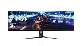 Asus ROG Strix XG49VQ 49 Inch Curved Gaming FreeSync Monitor 144Hz Dual Full HD HDR Eye Care with DP HDMI Black