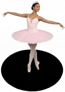 Artan Balance Portable Dance Floor 33.5'' Round - Non-slip Vinyl Marley, Smooth Surface for Ballet, Jazz, and Tap - Ideal for Home, Studio & Outdoor Use