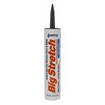 Sashco 10008 2 Pack 10.5 oz. Big Stretch Acrylic Latex High Performance Caulking Sealant, Dark Brown