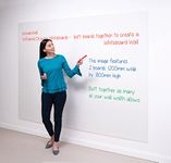 Wonderwall Frameless Double Sided Dry-wipe Whiteboard - 6 sizes - including (120X90CM) for Schools, Offices & Home