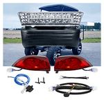 Golf Cart LED Light Kit with LED Head Lights & LED Tail Lights Fit for Club Car Precedent 2004-Up Golf Carts