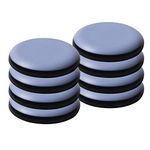 Furniture Sliders For Carpet And Hardwood Floors Adhesive Furniture Glides Self-Stick Furniture Sliders pads (round40mm, 8)