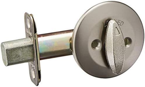 Kwikset 663 Single-Sided Deadbolt in Satin Nickel