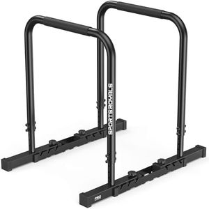 Sportsroyals Dip Bar,Adjustable Parallel Bars for Home Workout,Dip Station with 400LBS Loading Capacity