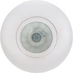 Luceco LED Guardian Indoor Surface PIR Sensor, 360 Degree, White ‎80 (D) x 42mm (H)