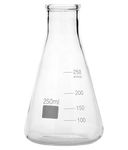 Labifie Borosilicate Glass Narrow Mouth Conical Flask 250ml Capacity.