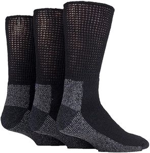 IOMI Footnurse Diabetic Workforce Work Socks - 3 Pairs (Size 6-11 UK, 7-12 US)