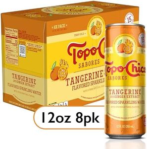 Topo Chico Sabores Tangerine with Ginger Extract 12oz 8pk