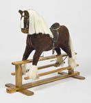 "DARK BAY" Handmade Rocking Horse MARS III Cheval à bascule MJmark