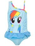 My Little Pony Girls Swimsuit Blue Age 5 to 6 Years