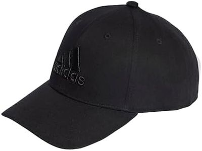 adidas Unisex - Adulto Big Tonal Logo Baseball cap, Black, S