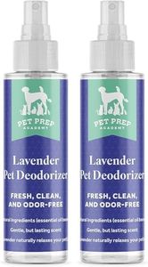 [2-Pack] Pet Spray Deodorizer - Cleans and Refreshes Your Pet’s Coat - Natural Dry Pet Shampoo - for Dog, Puppy, and More - Gentle, Long-Lasting Scent - Lavender - 16 Fl Oz