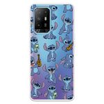 OPPO A94 5G Case Official Lilo & Stitch Transparent Pattern to Protect Your Mobile Phone Flexible Silicone iPhone Case with Official Disney Licensed