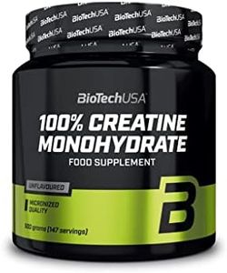 BioTechUSA 100% Creatine Monohydrate | Créatine de qualité pharmaceutique | Micronisée | Végétalienne | Sans gluten, 500 g