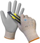 KAYGO Cut Resistant Gloves Polyurethane Coated,ANSI Cut Level A3, Superior Grip Performance, Safety Work Gloves For Men and Women, Ideal for General Duty Work,2XL