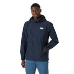 Helly Hansen Men's Dubliner Waterproof Windproof Breathable Rain Coat Jacket, 597 Navy, X-Large