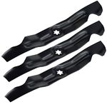 Autsurles 3 PCS Mulching Lawn Mower Replacement Blades for 50" Deck for Cub Cadet 942-04053C MTD Craftsman Troy Bilt RZT LGT LT 1050 942-04053 942-04056c Toro 112-0316 490-110-C123 742-04053