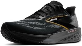 Brooks Men’s Launch 11 Neutral Running Shoe - Black/Grey/Gold - 10.5 Medium