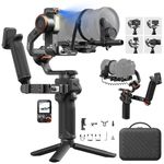 hohem iSteady MT3 PRO KIT w/Spot Mini Motor & Twist Handle, Gimbal Stabilizer for Cameras Canon Sony Panasonic Nikon Fujifilm GoPro Smartphone, 2.5kg(5.51lbs) Payload, AI Tracking, Detachable Remote