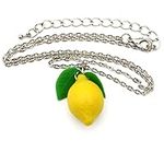 Lemon Necklace Vegan Jewelry Realis
