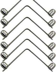 50pcs/lot Remo de kayak Tent Pole Tubo de bloqueo s¨®lido bot¨®n Snap Muelle pulsador de doble pin