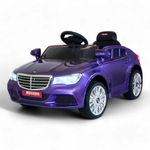 MEKASHI Electric car for Kids Age 1 to 5 Years with 12V Rechargeable Battery, Remote Control, Bluetooth Music Player, LED Lights, ISI Mark, MKS004D-Metallic Violet