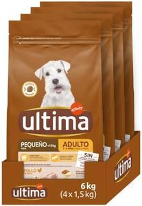 Ultima Pequeño Adult Pollo, Comida seca para perros, Pack de 4 x 1,5kg, Total 6kg