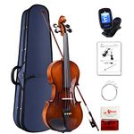 Aileen 4/4 Violin for Beginners, Violin Full Size Adult, Violin for Children Teenager with Tuner and Instruction Manual