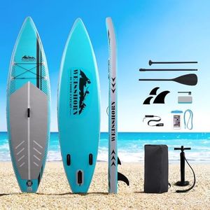 Weisshorn Stand Up Paddle Board Inflatable SUP 10ft Surfboard Paddleboard Kayak