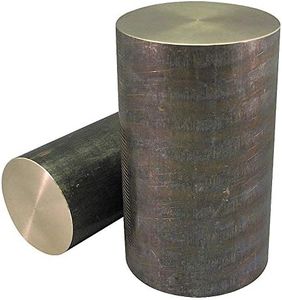 Bunting Bearings B932S000008-13 Cast 13" Bar, Cast Bronze C93200 (SAE 660), Solid, 1" OD x 13" Length