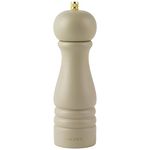 Salter BW12029BEU7 Olea Salt & Pepper Mill – Refillable Universal Mill, Twist To Grind, Ceramic Mechanism, Adjustable Fine To Coarse Grind, 56g Rock Salt/24g Pepper Corns, Extra Cap Included, Beige