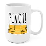 15 Ounces Pivot Mug, Friends TV Show Coffee Mugs - Ideal Gift for Friends Fans