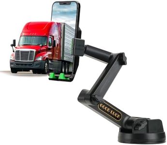 EVEMANT Phone Mount for Truck, Truck Phone Holder Mount Heavy Duty, Dashboard Windshield Phone Holder for Semi Truck, Suction Cup Phone Mount for Truck Accessories, Compatible with Iphone/Samsung