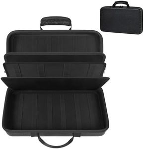 Knife Display Case for 64+ Pocket Knives, Folding Knives Cases for Collections, Butterfly Knife Storage Bag Holder Roll Organizer for Survival, Tactical, Outdoor, Kitchen, EDC Mini Knife- Black