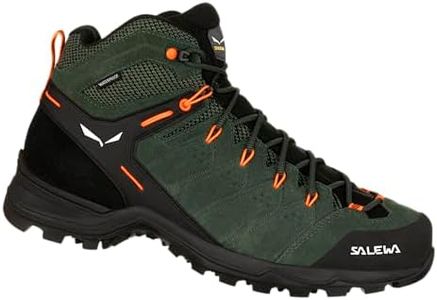 Salewa Mens Ms Alp Mate Mid Ptx Tactical Boots - Green Thyme/Black, 7 UK