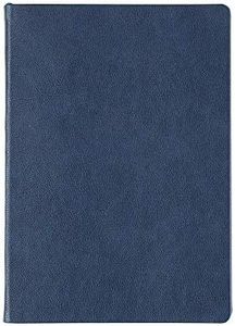 Erin Condren 12 Month Undated Softbound Focused Planner A5 - Features a Navy Colored Cover, Layflat Design, College Ruled Lined Note Pages, Dot Grid Note Pages, Monthly and Weekly Planning Spreads