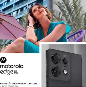 Motorola Moto Edge50 Pro Smartphone, 12GB RAM 512GB Storage – Black