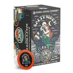 Bones Coffee Company Flavored Coffee Bones Cups Salty Siren Caramel Chocolate | 12ct Single-Serve Coffee Pods Compatible with Keurig 1.0 & 2.0 Keurig Coffee Maker