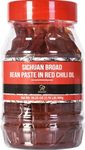 Soeos Sichuan Broad Bean Paste with Chili Oil 28.22oz (800g), Hongyou Doubanjiang, Pixian Doubanjiang Chili Paste, Ingredient for Sichuan Cuisine, Fermented Bean Paste, Red Bean Paste, Chili Paste.