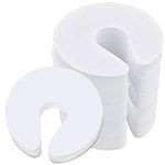 Meowoo Door Stopper,6 Pack C Shape Foam Finger Pinch Guard Prevent,Protect Baby Safety Child and Pets from Accidentally Getting Locked in Room(White)