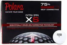 Polara Golf XS Golf Balls | Self Correcting Golf Ball, Reduce Hooks & Slices by up to 75% | Put Fun Back in Your Game and Use a Straight Golf Ball | 1 Dozen Golf Balls