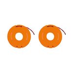 Worx WA0004 Replacement Spool Line Twin Pack for WORX Grass Trimmer WG169E, WG163E, WG154E, WG157E – Pre-Wound DNA2 Double Helix Cutting Line – 2 x Spools for 20V Cordless Strimmer