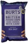 Burts Potato Chips Sea Salted 150 g (Pack of 10)