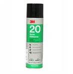 3M Multipurpose Spray Adhesive, Quick Drying, High Strength, Heat & Moisture Resistant, Easy to Use, Variable Width Spray Pattern, Bonds Wood, Laminates, Plastic, Metal & More (390g, Pack 1)