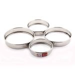 KCL Stainless Steel Round Hot Pot Stand, Matka Stand for Kitchen – Set of 4 (Diamater – 15, 13.5,12 & 11cms)