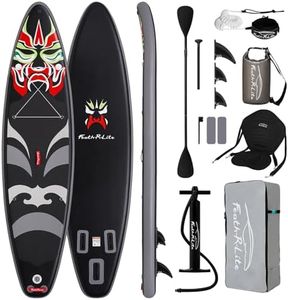 FEATH-R-LITE Aufblasbares Stand Up Paddle Board SUP mit Paddleboard Zubehör, Multifunktionale Paddle Boards Rutschfestes Deck Design für Erwachsene und Jugendliche