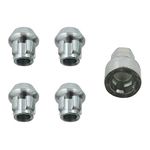 febi bilstein 27057 Wheel Nut Set lockable, pack of one, silber