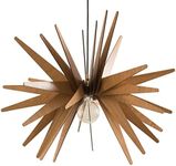 EXPLOSION Wood Pendant Light | Mid Century Modern Chandelier | Hanging Lamp | Wood Chandelier Lighting | Modern Light Fixture | Modern Pendant Light