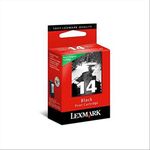 Lexmark Ink Cartridge No. 14 1x Black 175 Pages Hard Case LRP